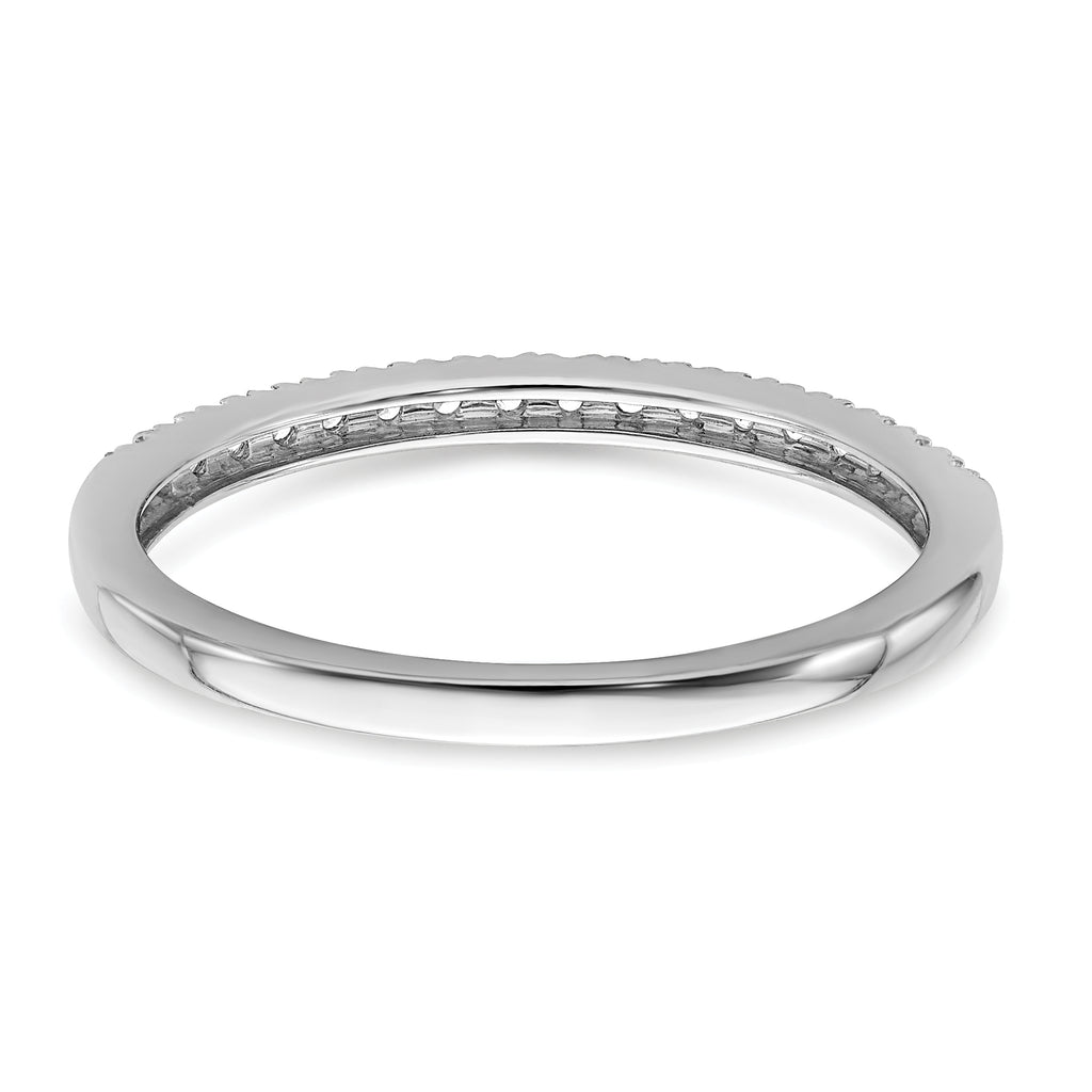 Pure Serenity 14k White Gold 1/6 carat Lab Grown Diamond VS/SI Wedding Band