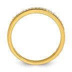 10k 1/15 carat Lab Grown Diamond VS/SI+ G+ Complete Wedding Band