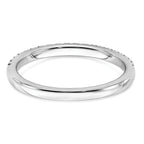 14k White Gold 1/4 carat Lab Grown Diamond VS/SI+ G+ Complete Wedding Band