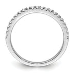 14k White Gold 1/4 carat Lab Grown Diamond VS/SI+ G+ Complete Size 9 Wedding Band