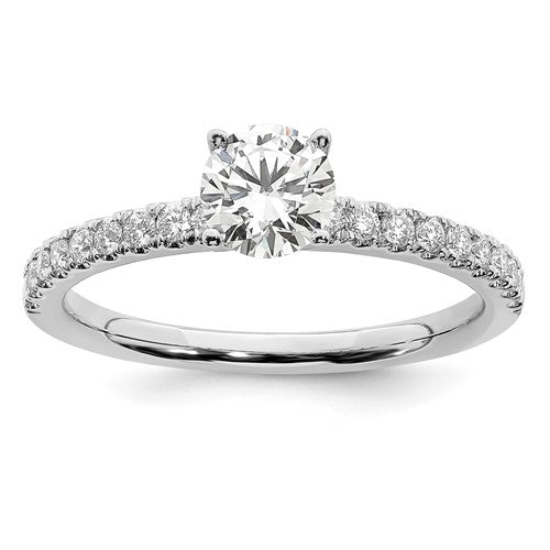 Lab-Grown Diamond Engagement Ring in 14K White Gold (1 ct. tw.), Size 7 - Sophia Jewelers