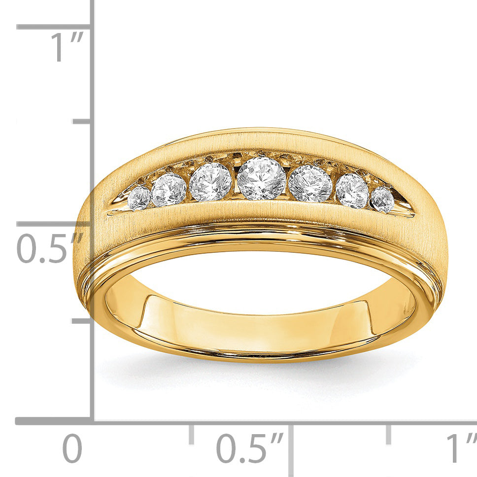 10K Lab Grown Diamond, VS/SI+ G+ Men's Ring