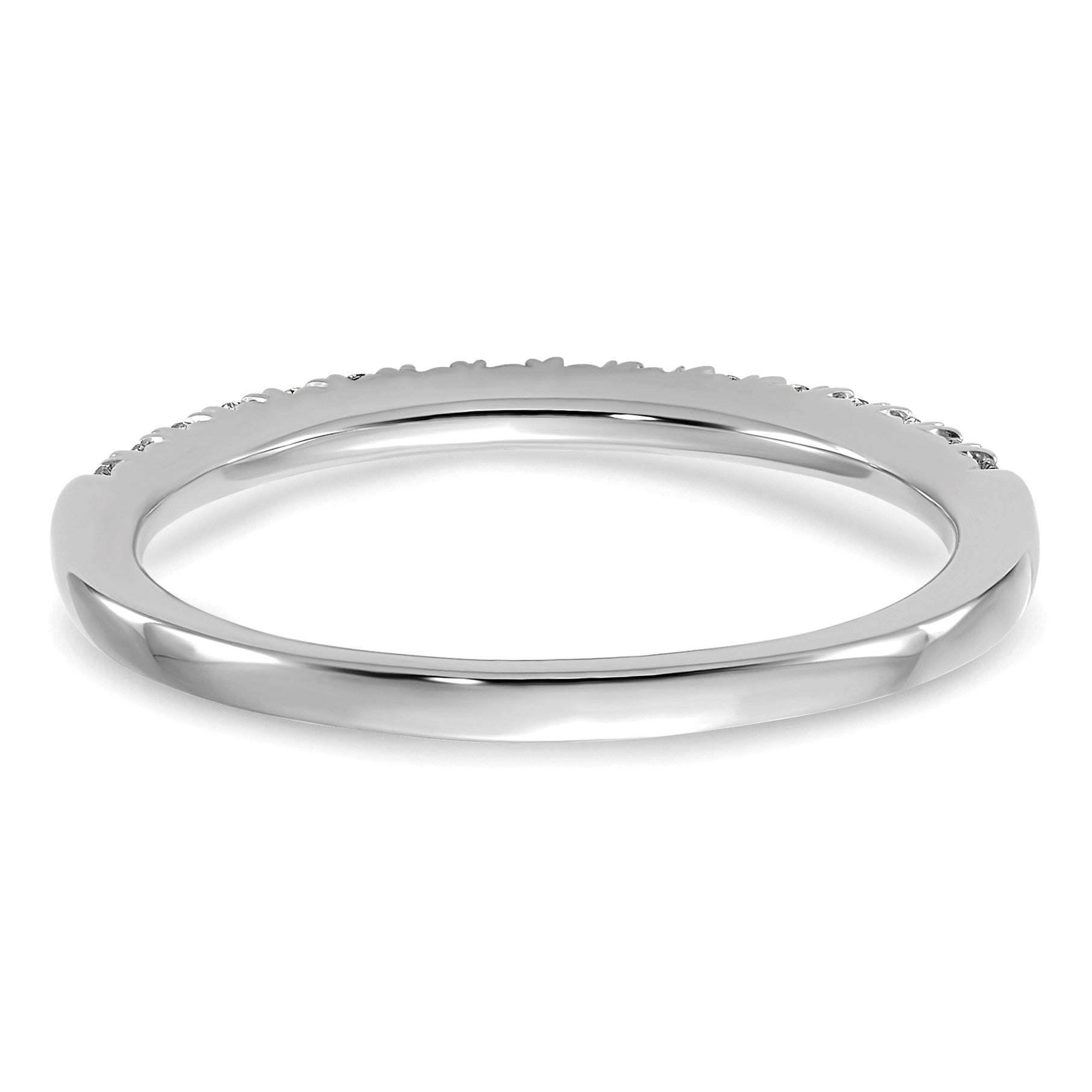 14k White Gold 1/4 carat Lab Grown Diamond VS/SI+ G+ Complete Wedding Band