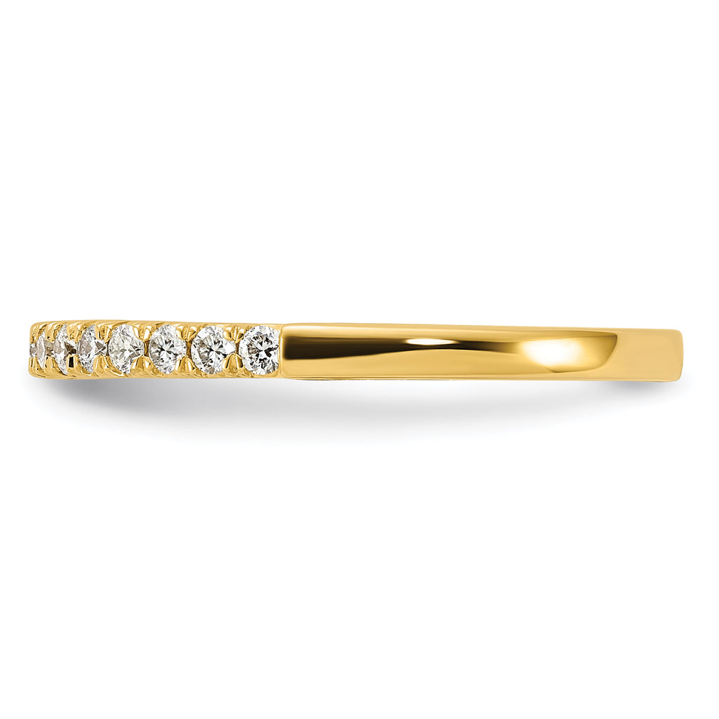 14k 1/4 carat Lab Grown Diamond VS/SI+ G+ Complete Wedding Band