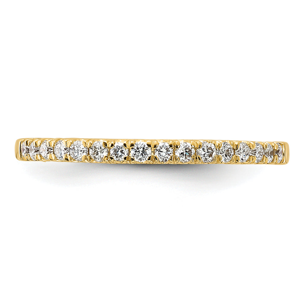 14k 1/4 carat Lab Grown Diamond VS/SI+ G+ Complete Wedding Band
