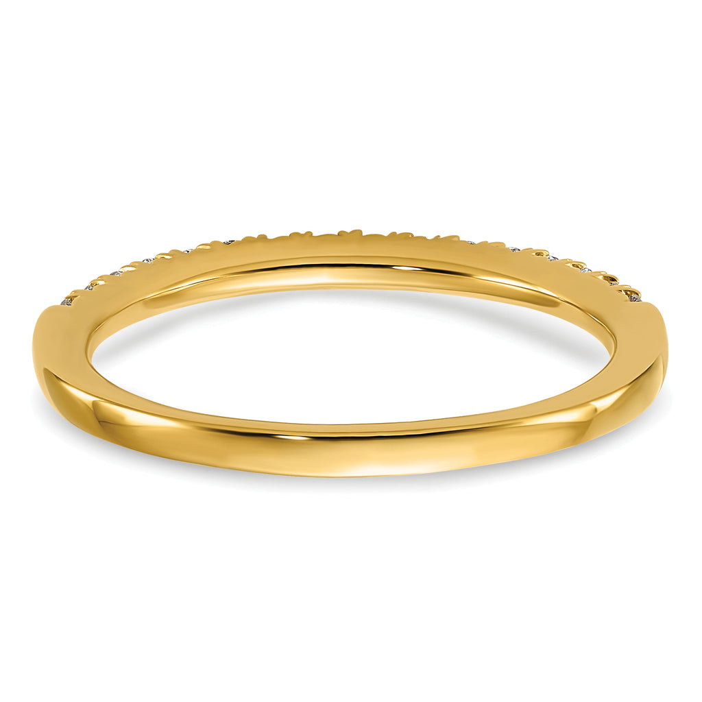 14k 1/4 carat Lab Grown Diamond VS/SI+ G+ Complete Wedding Band