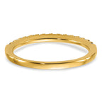 14k 1/4 carat Lab Grown Diamond VS/SI+ G+ Complete Wedding Band