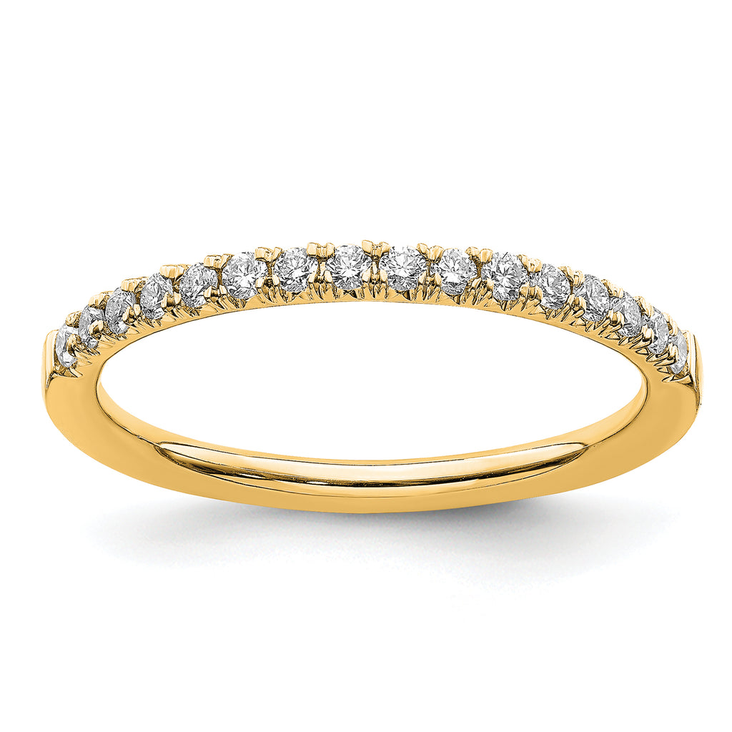 14k 1/4 carat Lab Grown Diamond VS/SI+ G+ Complete Wedding Band