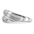 10k White Gold 3/4 carat Lab Grown Diamond VS/SI+ G+ Five Stone Complete Men's Ring