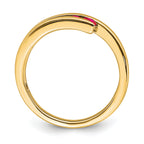14k Ruby 4-stone Ring