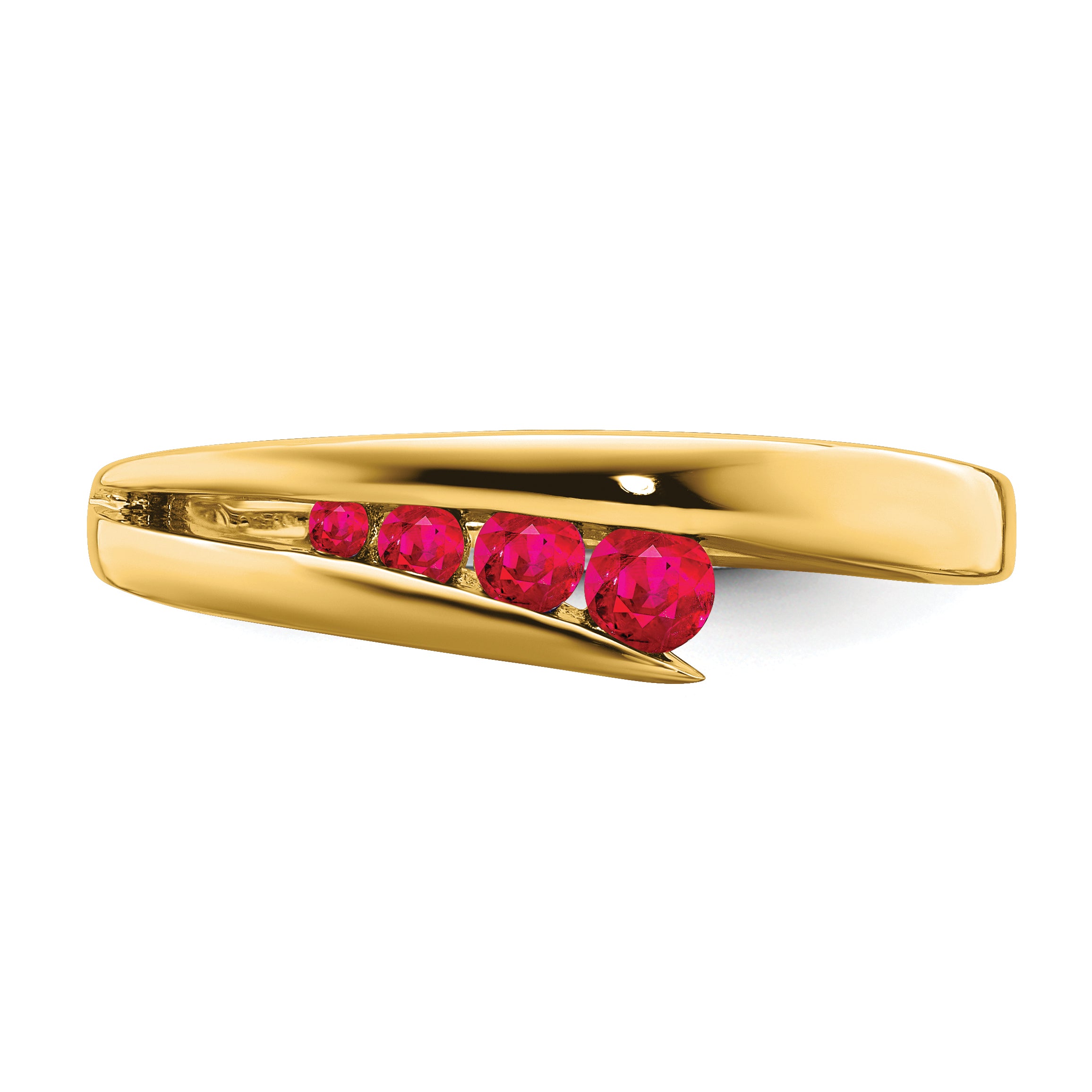 14k Ruby 4-stone Ring