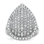 14k White Gold 2 carat Lab Grown Diamond VS/SI+ G+ Complete Fashion Ring