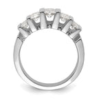 14k White Gold 2 carat Lab Grown Diamond VS/SI+ G+ Complete Fashion Band