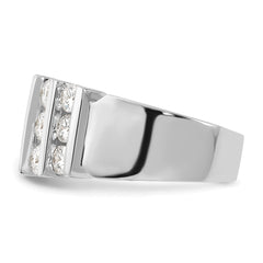 14k White Gold 2 carat Lab Grown Diamond VS/SI+ G+ Complete Fashion Band