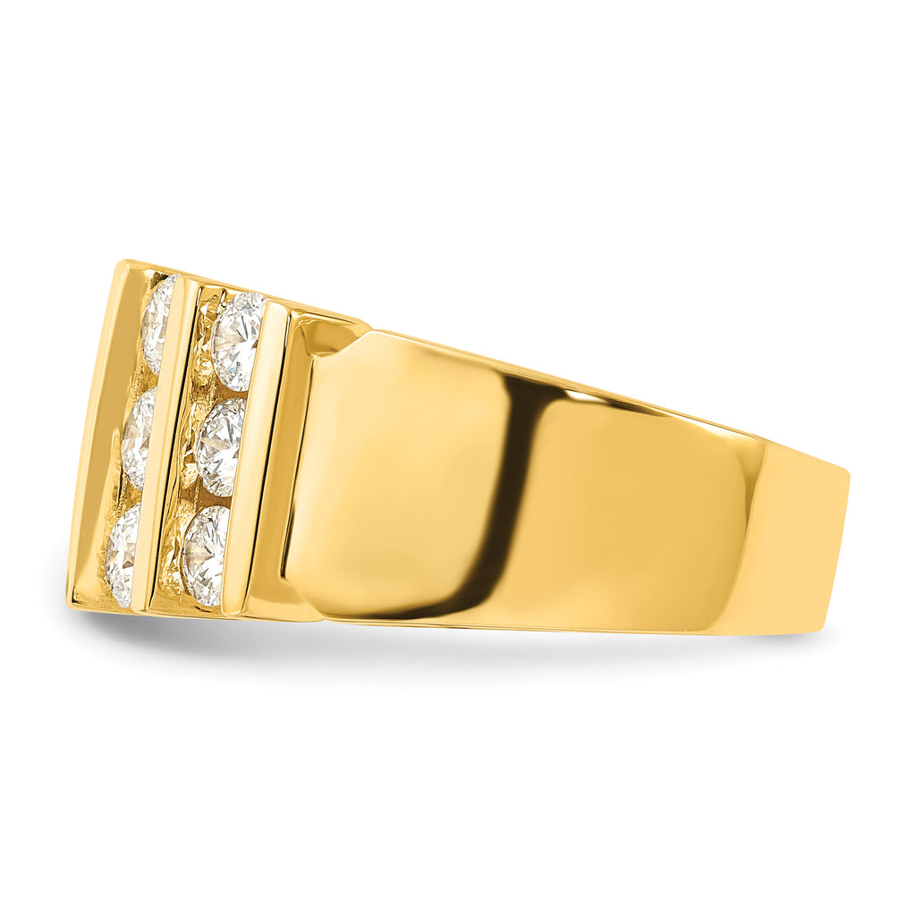 14k 2 carat Lab Grown Diamond VS/SI+ G+ Complete Fashion Band