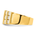 14k 2 carat Lab Grown Diamond VS/SI+ G+ Complete Fashion Band