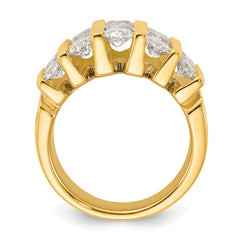 14k 3 carat Lab Grown Diamond VS/SI+ G+ Complete Fashion Band