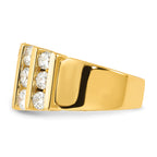14k 3 carat Lab Grown Diamond VS/SI+ G+ Complete Fashion Band