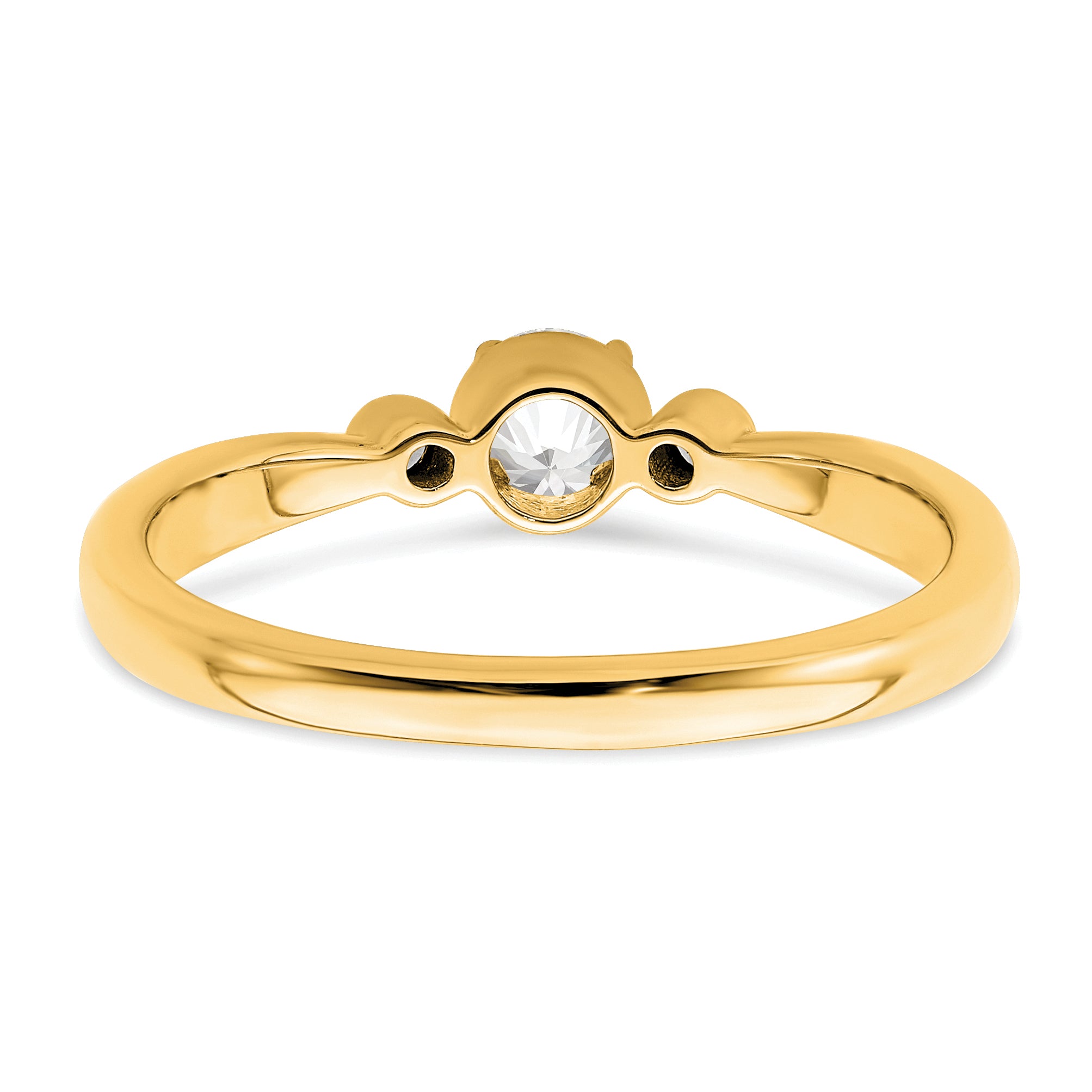 First Promise 14k 1/4 carat Lab Grown Diamond VS/SI+ G+ Complete Petite Engagement Ring