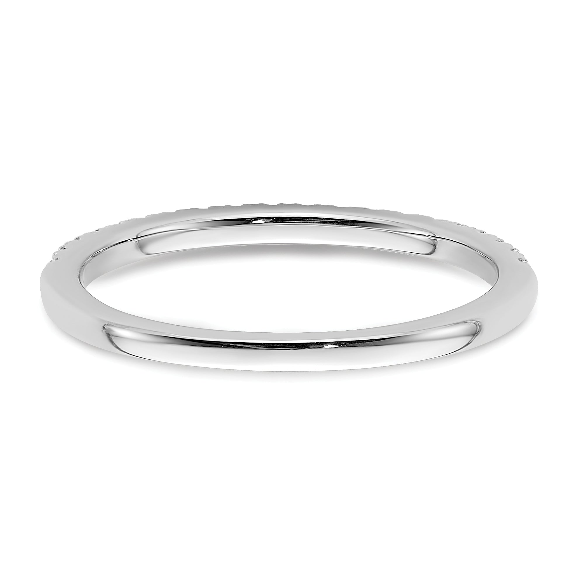 14k White Gold 1/4 carat Lab Grown Diamond VS/SI+ G+ Complete Wedding Band