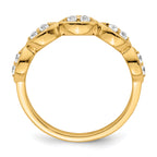 14k 1/4 carat Lab Grown Diamond VS/SI+ G+ Complete Ring