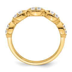 14k 1/4 carat Lab Grown Diamond VS/SI+ G+ Complete Ring