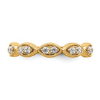 14k 1/4 carat Lab Grown Diamond VS/SI+ G+ Complete Ring