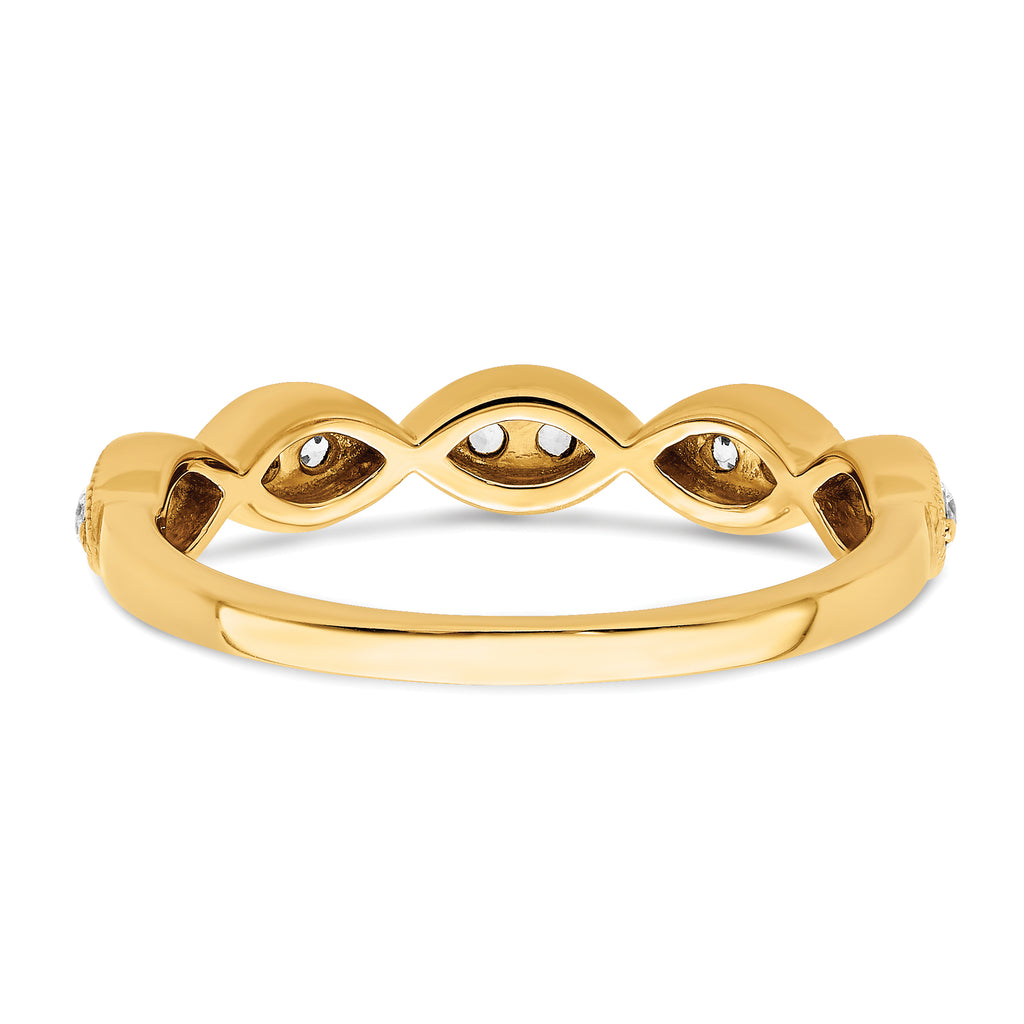 14k 1/4 carat Lab Grown Diamond VS/SI+ G+ Complete Ring