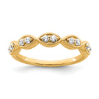 14k 1/4 carat Lab Grown Diamond VS/SI+ G+ Complete Ring