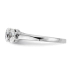 Oval Lab-Grown Diamond Five-Stone Anniversary Ring in 14K White Gold (1 2/3 ct. tw.), Size 7 - Sophia Jewelers