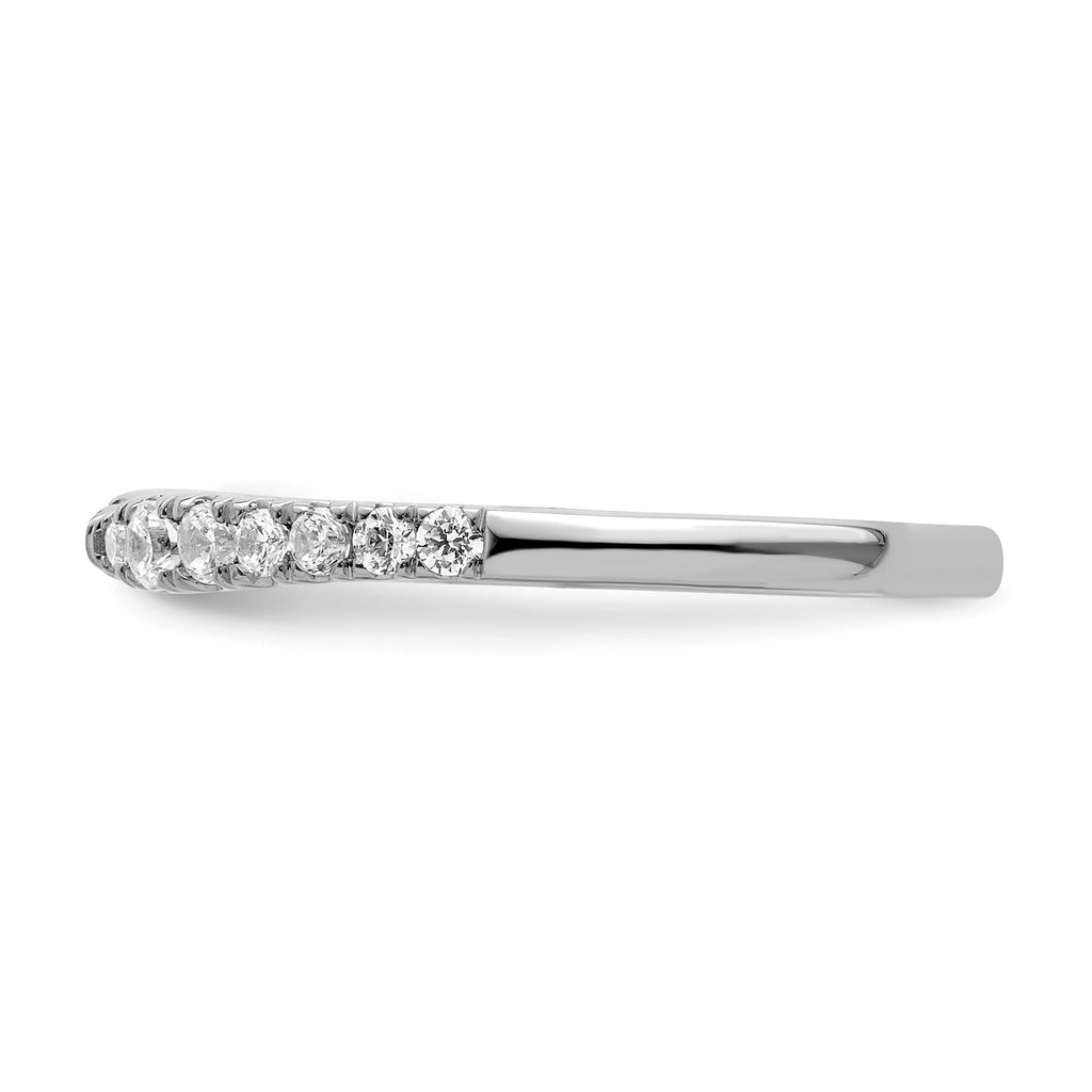 Lab-Grown Diamond Band in 14K White Gold, 2.2mm (1/4 ct. tw.), Size 7 - Sophia Jewelers