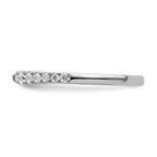 Lab-Grown Diamond Band in 14K White Gold, 2.2mm (1/4 ct. tw.), Size 7 - Sophia Jewelers