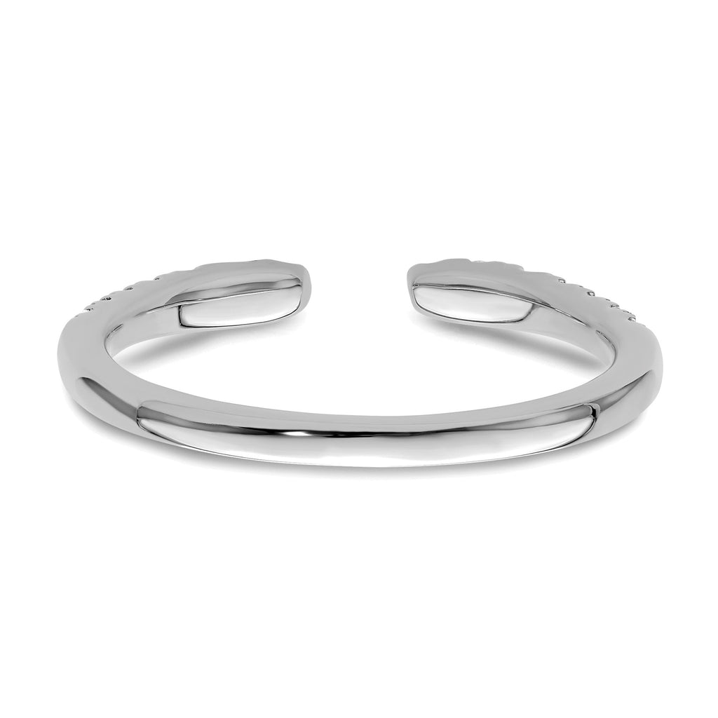 Lab-Grown Diamond Band in 14K White Gold, 2.2mm (1/4 ct. tw.), Size 7 - Sophia Jewelers
