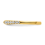 Lab-Grown Diamond Band in 14K Yellow Gold, 2.2mm (1/4 ct. tw.), Size 7 - Sophia Jewelers