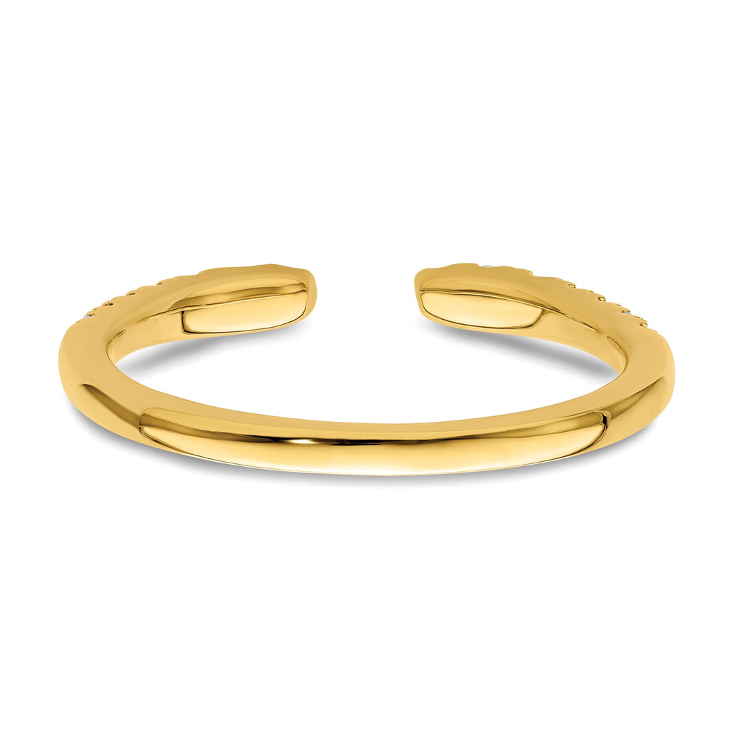 Lab-Grown Diamond Band in 14K Yellow Gold, 2.2mm (1/4 ct. tw.), Size 7 - Sophia Jewelers