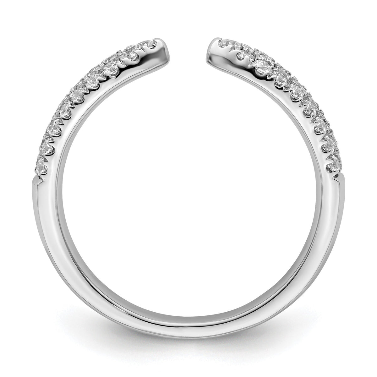 Lab-Grown Diamond Band in 14K White Gold, 4.6mm (1/2 ct. tw.), Size 7 - Sophia Jewelers