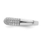 Lab-Grown Diamond Band in 14K White Gold, 4.6mm (1/2 ct. tw.), Size 7 - Sophia Jewelers