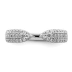Lab-Grown Diamond Band in 14K White Gold, 4.6mm (1/2 ct. tw.), Size 7 - Sophia Jewelers