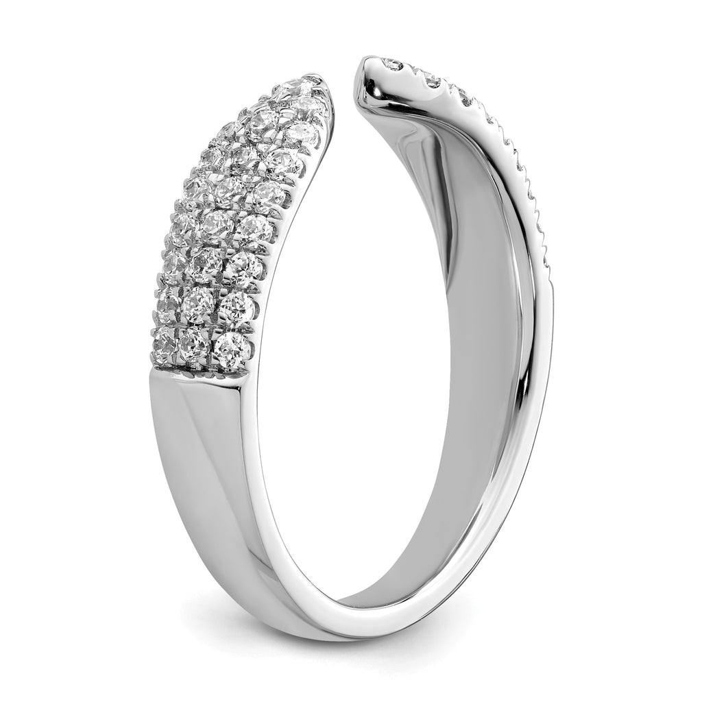 Lab-Grown Diamond Band in 14K White Gold, 4.6mm (1/2 ct. tw.), Size 7 - Sophia Jewelers