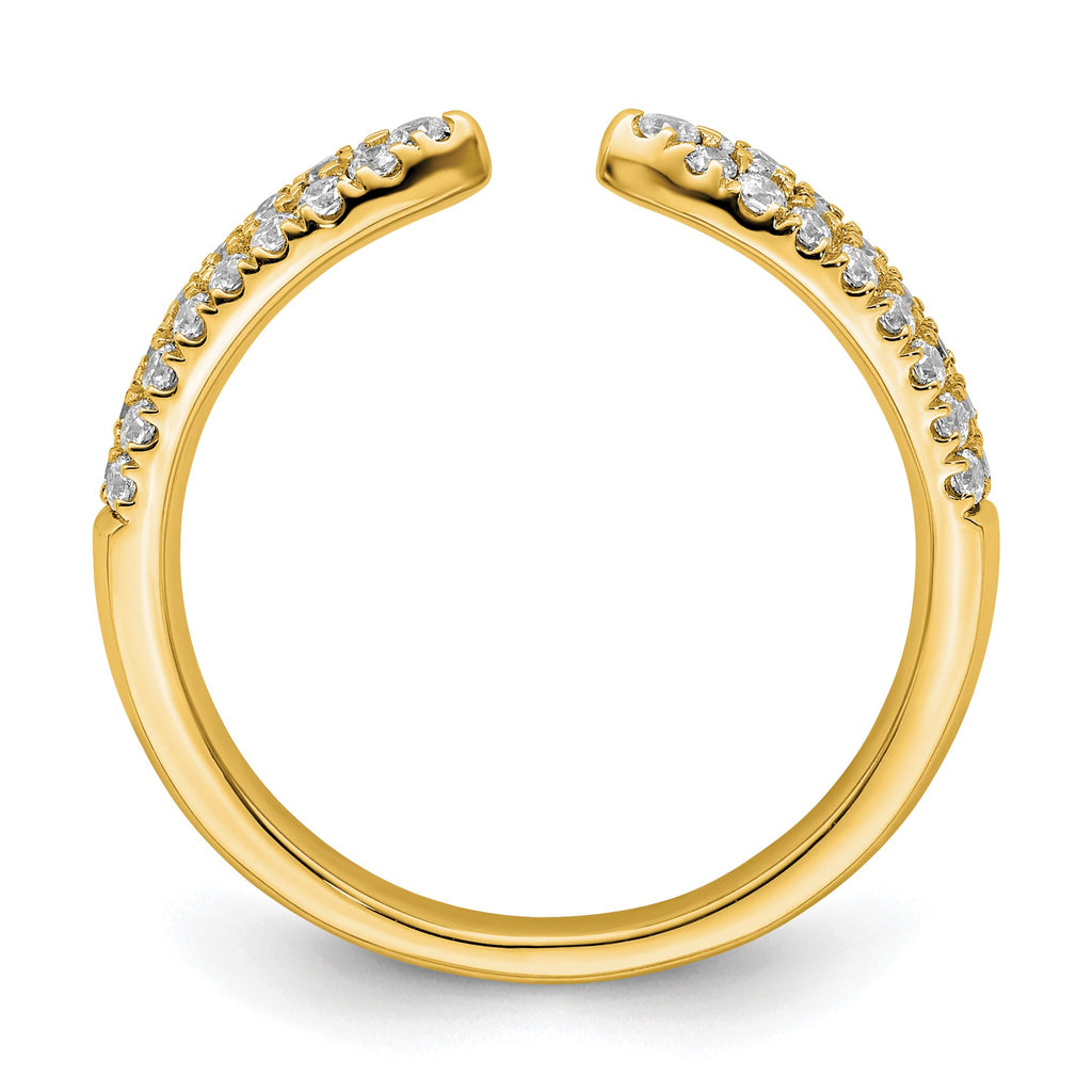 Lab-Grown Diamond Band in 14K Yellow Gold, 4.6mm (1/2 ct. tw.), Size 7 - Sophia Jewelers