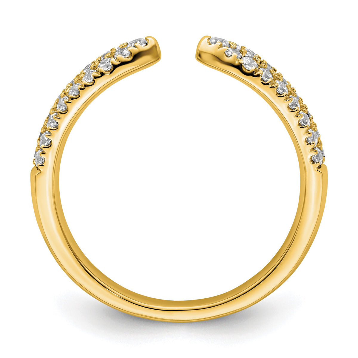 Lab-Grown Diamond Band in 14K Yellow Gold, 4.6mm (1/2 ct. tw.), Size 7 - Sophia Jewelers