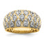 14k 1 1/6 carat Lab Grown Diamond VS/SI+ G+ Complete Fashion Ring