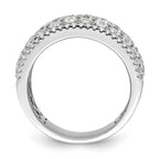 14k White Gold 2 carat Lab Grown Diamond VS/SI+ G+ Complete Fashion Band