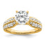 Lab-Grown Diamond Engagement Ring in 14K Yellow Gold (1 5/8 ct. tw., VS/SI+ G+), Size 7 - Sophia Jewelers