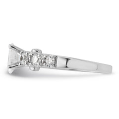 14k White Gold 2 1/4 carat Lab Grown Diamond VS/SI+ G+ Oval Complete Engagement Ring
