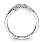 14k Two-Tone 3/8 carat Lab Grown Diamond VS/SI+ G+ Complete Fashion Ring