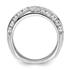14k White Gold 1 carat Lab Grown Diamond VS/SI+ G+ Complete Band