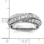 14k White Gold 1 carat Lab Grown Diamond VS/SI+ G+ Complete Band