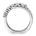 14k White Gold 1 3/8 carat Lab Grown Diamond VS/SI+ G+ Complete Fashion Ring