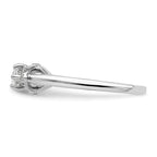 14k White Gold 1/20 carat Lab Grown Diamond VS/SI+ G+ 1 carat Center East-West Marquise Semi Mount Engagement Ring
